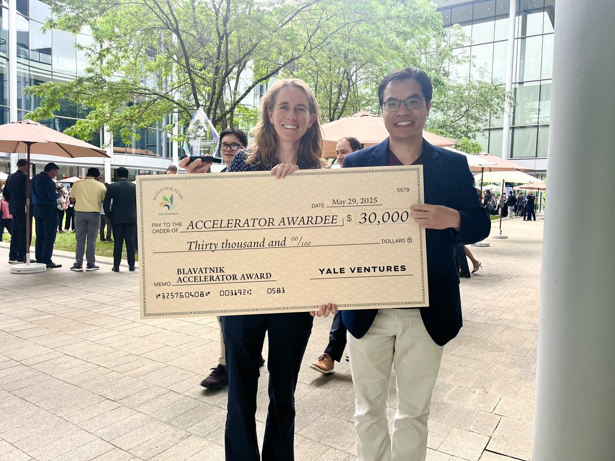 Yale Nephrology (@yalenephrology) on Twitter photo Congratulations to Dr. Whitney Besse on winning the Blavatnik Accelerator Award in the Therapeutics category at the <a href="/yaleventures/">Yale Entrepreneurs</a> Yale Innovation Summit today!! We are so proud! 👏
<a href="/YaleIMed/">Yale Internal Medicine</a> <a href="/YaleMed/">Yale School of Medicine</a> <a href="/YaleSOM/">Yale School of Management</a> Congratulations to Dr. Whitney Besse on winning the Blavatnik Accelerator Award in the Therapeutics category at the <a href="/yaleventures/">Yale Entrepreneurs</a> Yale Innovation Summit today!! We are so proud! 👏
<a href="/YaleIMed/">Yale Internal Medicine</a> <a href="/YaleMed/">Yale School of Medicine</a> <a href="/YaleSOM/">Yale School of Management</a>