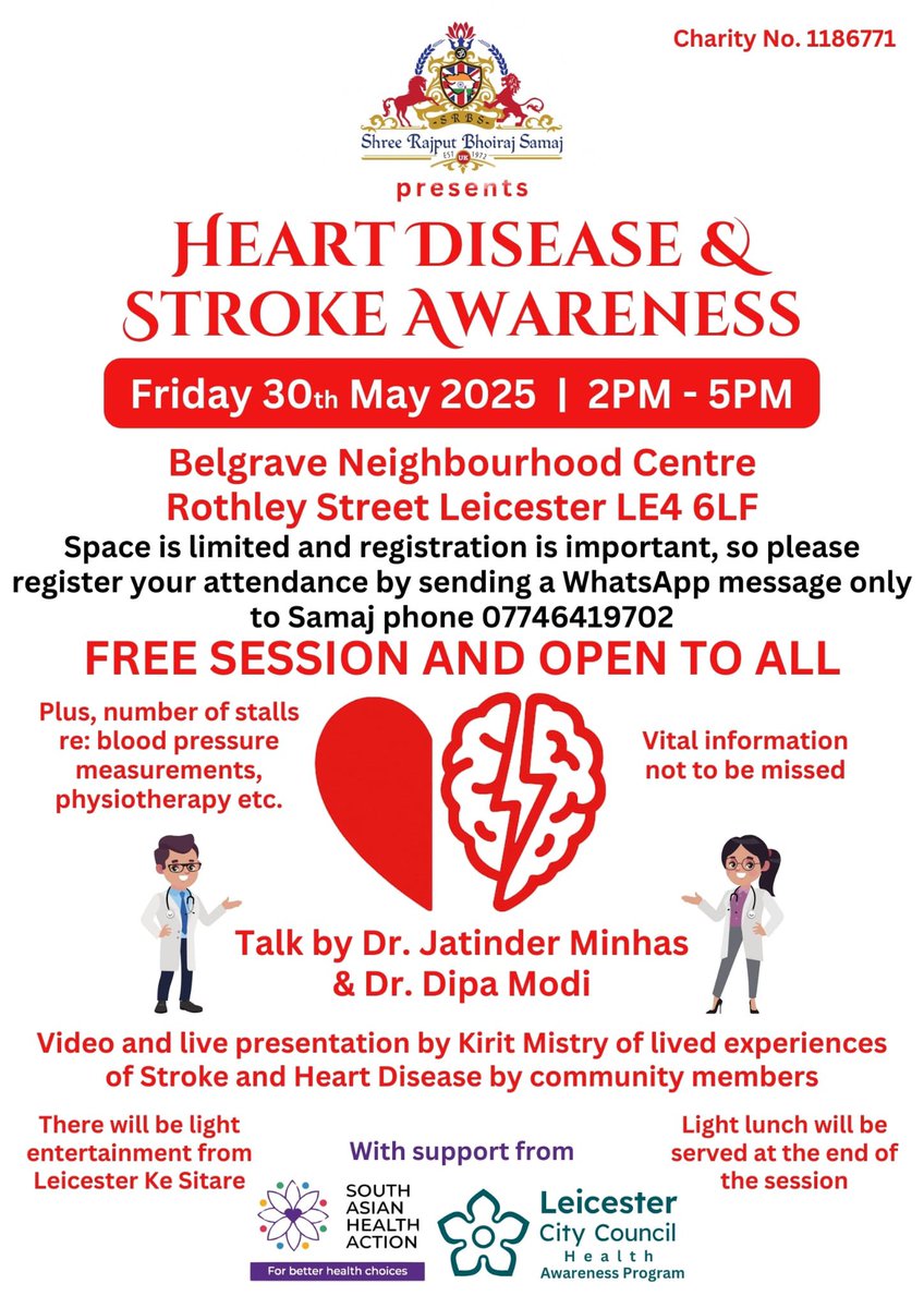 KiritmistryFRSA (@kmistryuk) on Twitter photo Great to have <a href="/DrJMinhas/">Jatinder Minhas</a> <a href="/eavafm/">EAVA FM 102.5</a> we covered so much from #strokeAwareness #signsandsymptoms . #supportgroups , #research, #bloodpressure , #prevalence in #SouthAsianCommunities join myself tommorow at #belgraveneighbourhoodcentre from 2pm to 5pm what’s app me 07940516666 👏🏼🙏🏽 Great to have <a href="/DrJMinhas/">Jatinder Minhas</a> <a href="/eavafm/">EAVA FM 102.5</a> we covered so much from #strokeAwareness #signsandsymptoms . #supportgroups , #research, #bloodpressure , #prevalence in #SouthAsianCommunities join myself tommorow at #belgraveneighbourhoodcentre from 2pm to 5pm what’s app me 07940516666 👏🏼🙏🏽
