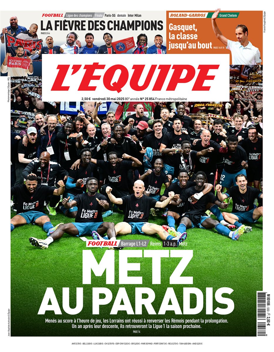 L'Équipe tweet media