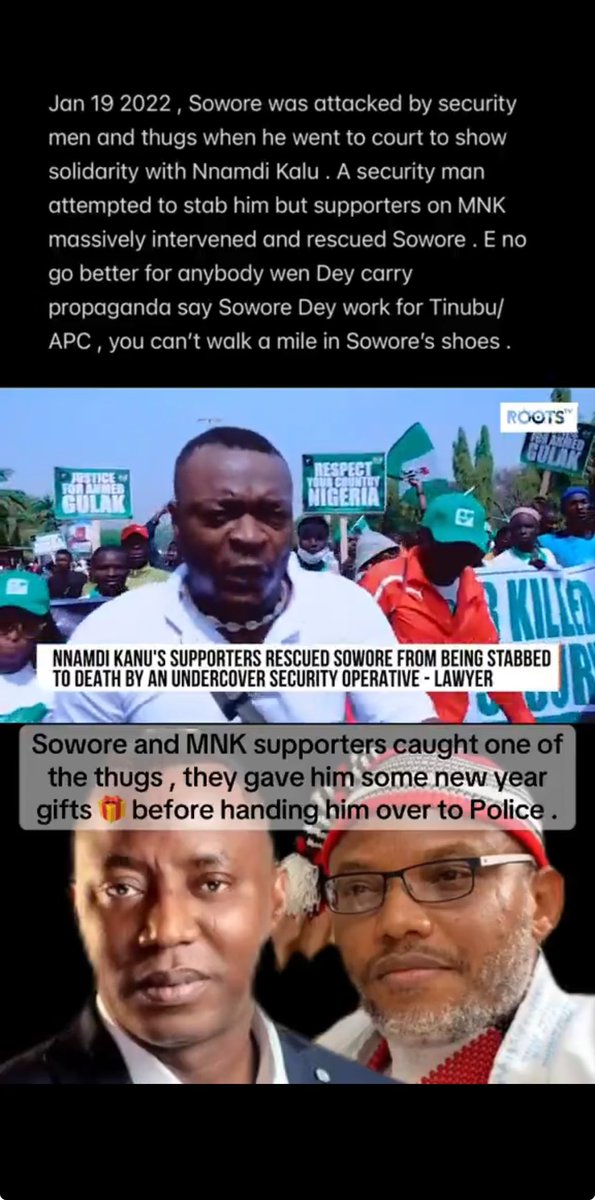 Flobim1's tweet photo. @Vill_Headmaster Wait a minute, is that not #Ijele at the front of the pro-govt protest?
#Sowore has sacrificed so much for #Nigerians; only the gullible has issues with him! He is truly a God-sent. May it not be too late b4 my fellow #Nigerians acknowledged this precious gift in our lifetime! https://t.co/lJll4njbdg