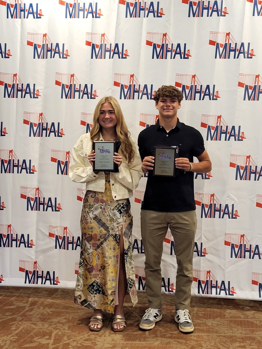 Marlboro Athletics (@dukesathletics) on Twitter photo Congratulations to Emma Jackson and Sean Robertson! They were recognized today for their outstanding achievements as MHAL Student Athletes.
#GoDukes
<a href="/GoMESDukes/">Marlboro Elementary School</a> <a href="/GoMHSDukes/">Marlboro High School</a> <a href="/marlborosd/">Marlboro CSD</a> <a href="/MHALSports/">MHAL</a> Congratulations to Emma Jackson and Sean Robertson! They were recognized today for their outstanding achievements as MHAL Student Athletes.
#GoDukes
<a href="/GoMESDukes/">Marlboro Elementary School</a> <a href="/GoMHSDukes/">Marlboro High School</a> <a href="/marlborosd/">Marlboro CSD</a> <a href="/MHALSports/">MHAL</a>