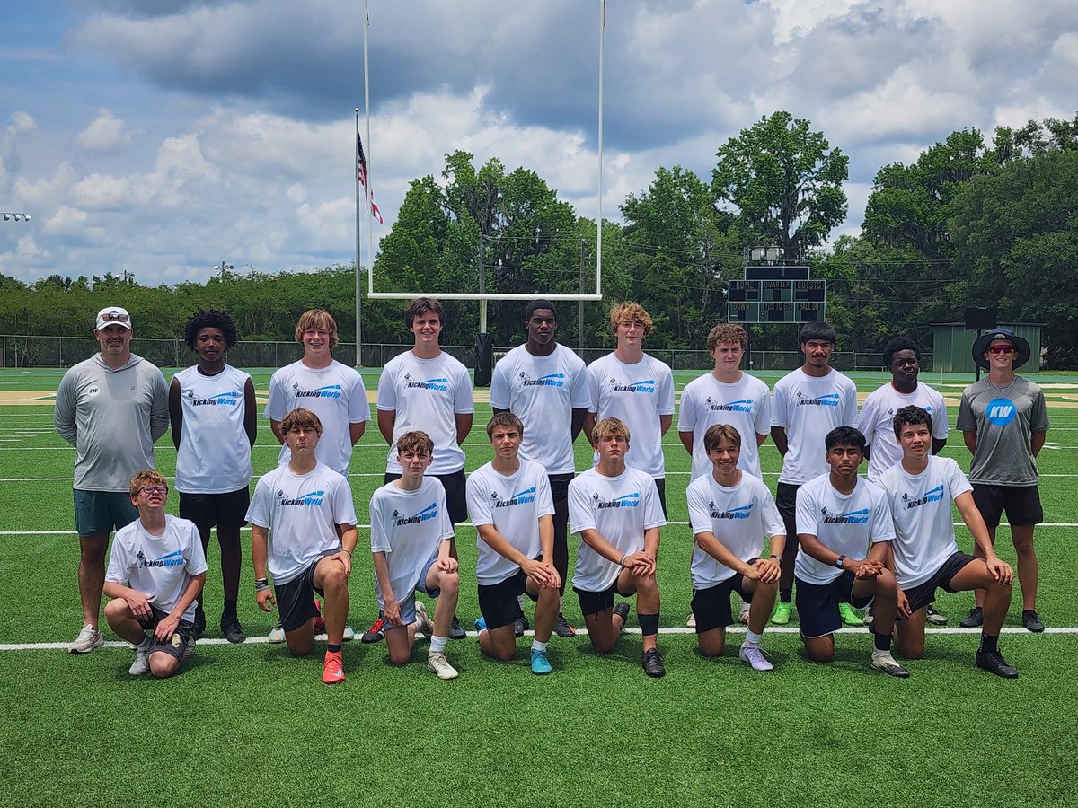 Lots of great kickers &amp; punters at our May 18th camps in Philadelphia, PA, Houston, TX, and Tallahassee, FL! Congrats to competition winners and the National Showcase invitees. See you all again real soon 💪👟 🏈