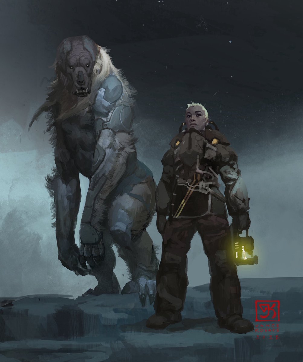 Vis Dev things from cancelled things to share. Giant volcano creatures battling, sci-fi dog race in a frozen world…it coulda been a contender…