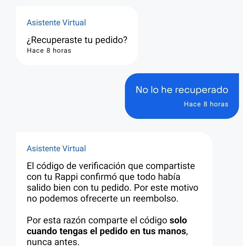 Patricio Samore (@patriciosamore) on Twitter photo 5. Pido ayuda a <a href="/RappiArgentina/">Rappi Argentina</a> y me acusan de haber entregado un código que juro no di. Basicamente porque nunca lo vi personalmente y solo hablé 10 segundos por telefono 5. Pido ayuda a <a href="/RappiArgentina/">Rappi Argentina</a> y me acusan de haber entregado un código que juro no di. Basicamente porque nunca lo vi personalmente y solo hablé 10 segundos por telefono