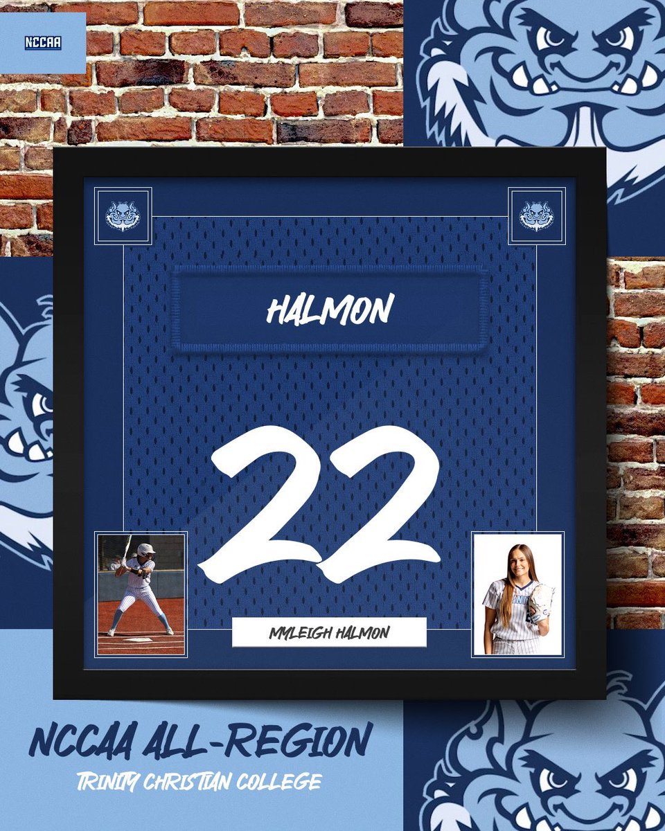 Congrats to Senior Myleigh Halmon for being named to the NCCAA All-Region team! #RollTrolls 🧌