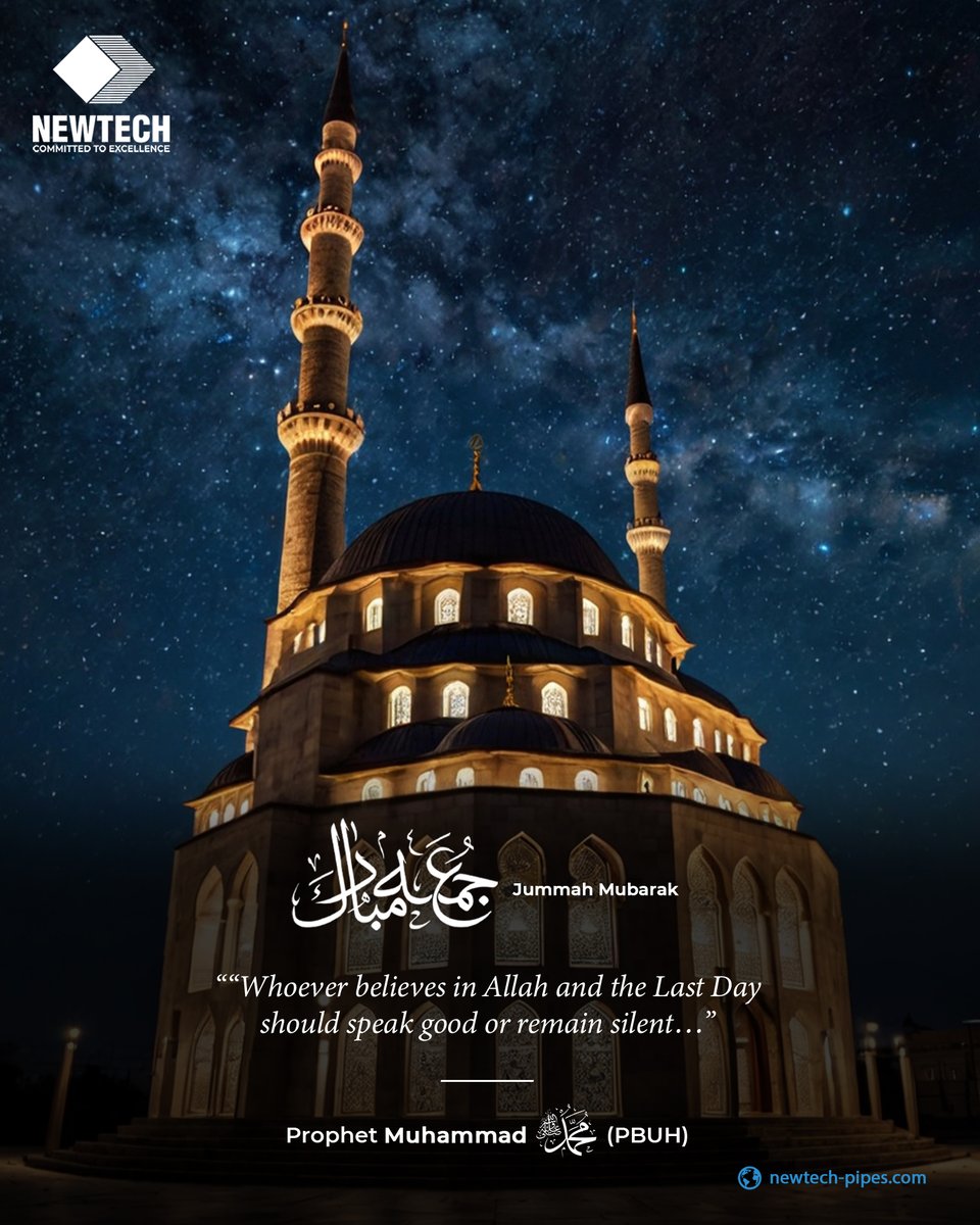 newtech_pipes's tweet photo. Jummah Mubarak! 📷 May this blessed day bring you peace, happiness, and abundant blessings. As the sacred hours of Jummah arrive, let us take a moment to reflect on our faith, seek forgiveness, and renew our intentions.
#NewtechPipes https://t.co/2ER20Jw9RS