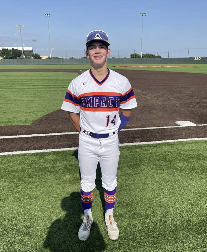 ✭Five Tool Texas✭ (@fivetooltexas) on Twitter photo F: <a href="/ImpactBsblClub/">Impact Baseball Club</a> Worley 9, USA Prime DFW Cogdell 0
PoG: Coen Bettencourt: 2-3, 2B, 2 RBI
Notables: Pearce Martinson: 4.1 IP, 2H, 0R, 0 BB, K
Christian Updegrove: 1-1, 2B, 2 RBI F: <a href="/ImpactBsblClub/">Impact Baseball Club</a> Worley 9, USA Prime DFW Cogdell 0
PoG: Coen Bettencourt: 2-3, 2B, 2 RBI
Notables: Pearce Martinson: 4.1 IP, 2H, 0R, 0 BB, K
Christian Updegrove: 1-1, 2B, 2 RBI