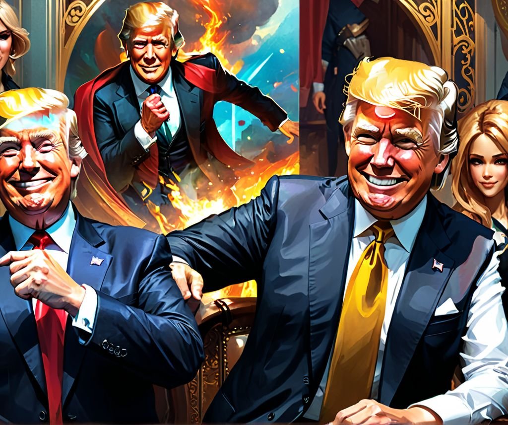 GOROShowerBANK1's tweet photo. Trump happy tirée
@realDonaldTrump #Musk #Trumpcoin 
#fun @elonmusk https://t.co/D64Ebai6SF