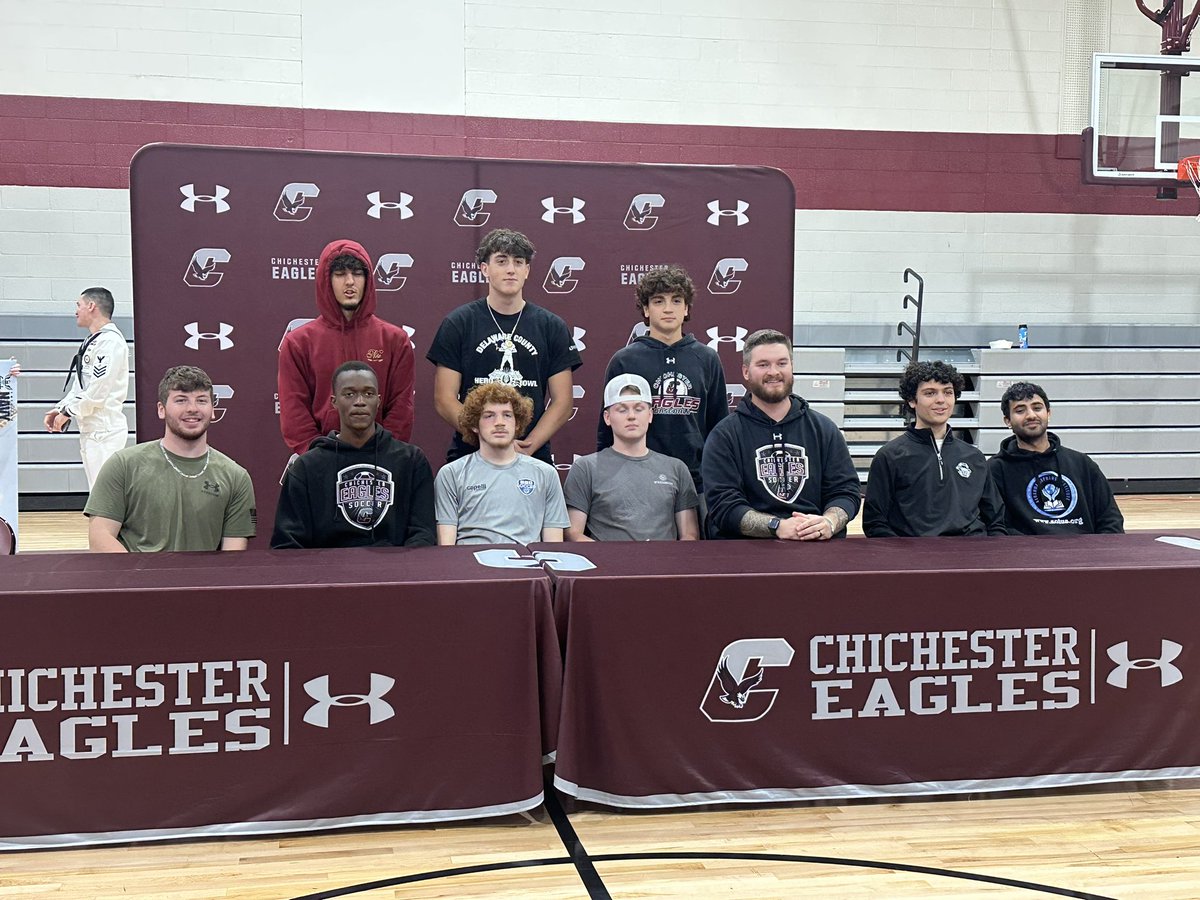JohnSeman7's tweet image. Today we celebrated our first ever commitment to compete ceremony for all our D3 and Junior College athletes.
Congrats! @delcotimes @PaulRieser2 @PAStateADs