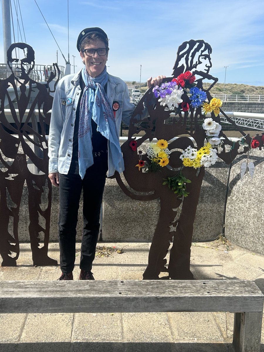 Slim Jim Phantom (@officialslimjim) on Twitter photo What a beautiful day in Dyserth, Wales honoring my loonngg time true pal Mike Peters <a href="/LHSF/">LoveHopeStrength</a> #thealarm Honored to speak at his service. 😺☘️🥁🏴 💐 SJP What a beautiful day in Dyserth, Wales honoring my loonngg time true pal Mike Peters <a href="/LHSF/">LoveHopeStrength</a> #thealarm Honored to speak at his service. 😺☘️🥁🏴 💐 SJP