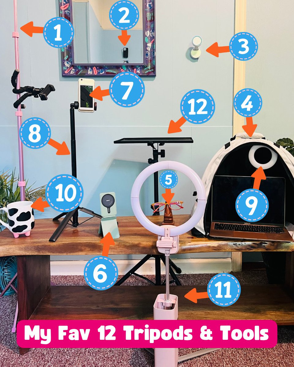 Okay... I might have a tripod problem 😅

But after years of testing, these are the 12 tools I actually use (at home or on the go)

Not your average tech gear list 👇
marketing4actors.com/blog/favorite-…