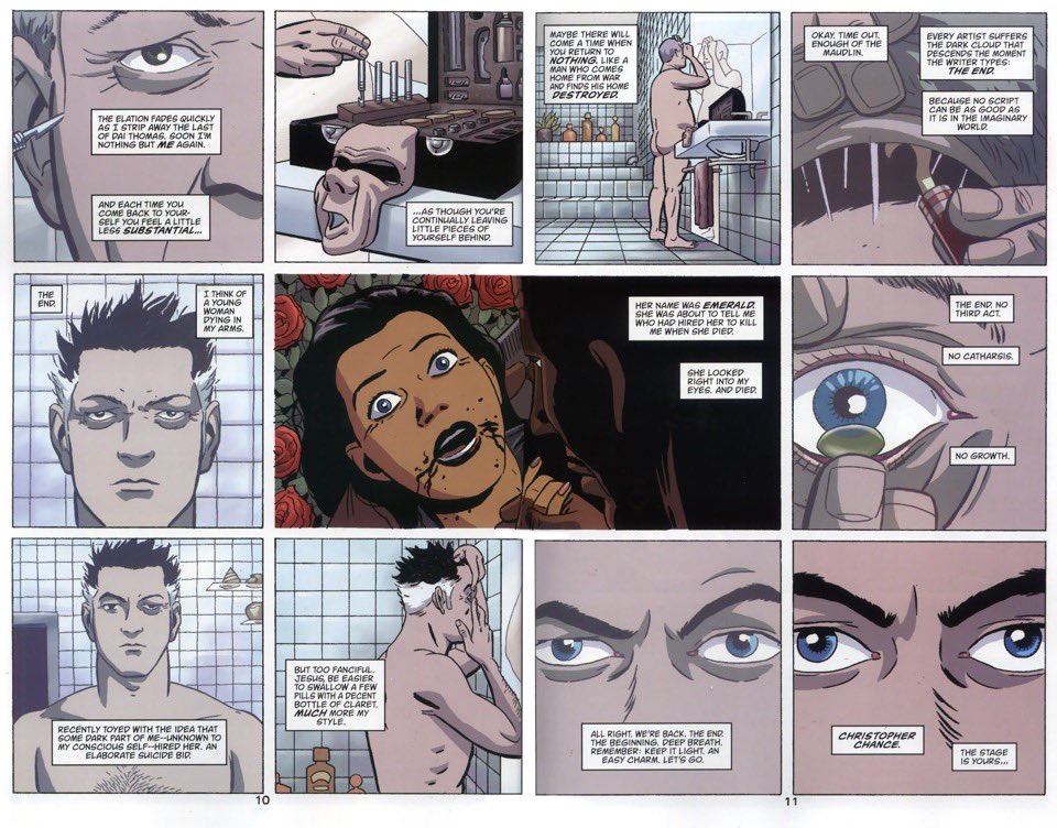 Read Human Target Final Cut by milligan really good stuff
Christopher Chance is a freak and his job only makes him weirder
Fun story on who you are vs who you want to be