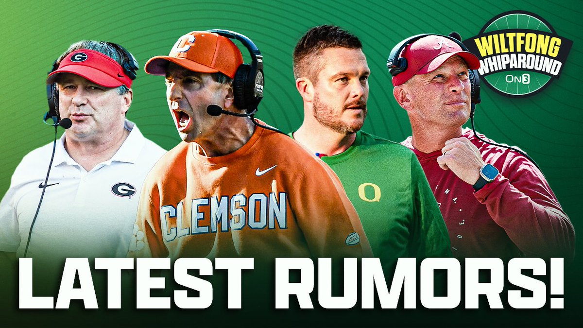 Josh Newberg (@josh_newberg) on Twitter photo The Wiltfong Whiparound w/ <a href="/SWiltfong_/">Steve Wiltfong</a>
- UGA 5-star visits & flip targets 🐶
- Massive weekend for Clemson 🐅
- FSU working 5-star QB flip 👀
- Alabama gearing up for cold summer 🥶
Words: youtu.be/YbBBjfV56zU The Wiltfong Whiparound w/ <a href="/SWiltfong_/">Steve Wiltfong</a>
- UGA 5-star visits & flip targets 🐶
- Massive weekend for Clemson 🐅
- FSU working 5-star QB flip 👀
- Alabama gearing up for cold summer 🥶
Words: youtu.be/YbBBjfV56zU