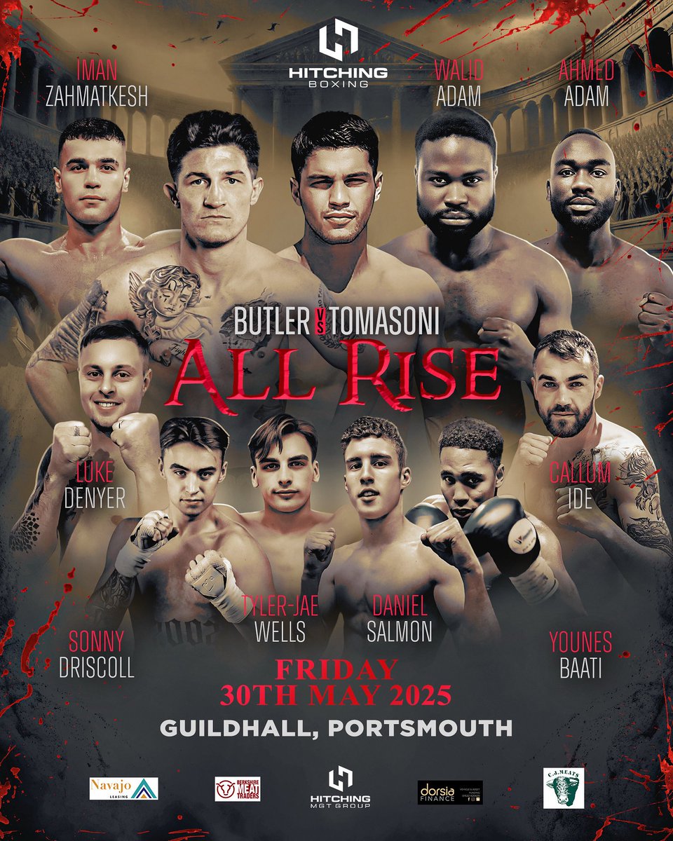 🚨🔥🚨All Rise. 
It’s Show Day. 
Butler v Tomasoni. 
Stellar undercard of the best up and coming talent from around the UK and beyond.
Last remaining tickets available on the door.
If service allows the show will be live streamed by <a href="/GrassrootsBOXIN/">Grassroots BOXIN | on YouTube</a> 
Bring it on.
#HitchingBoxing