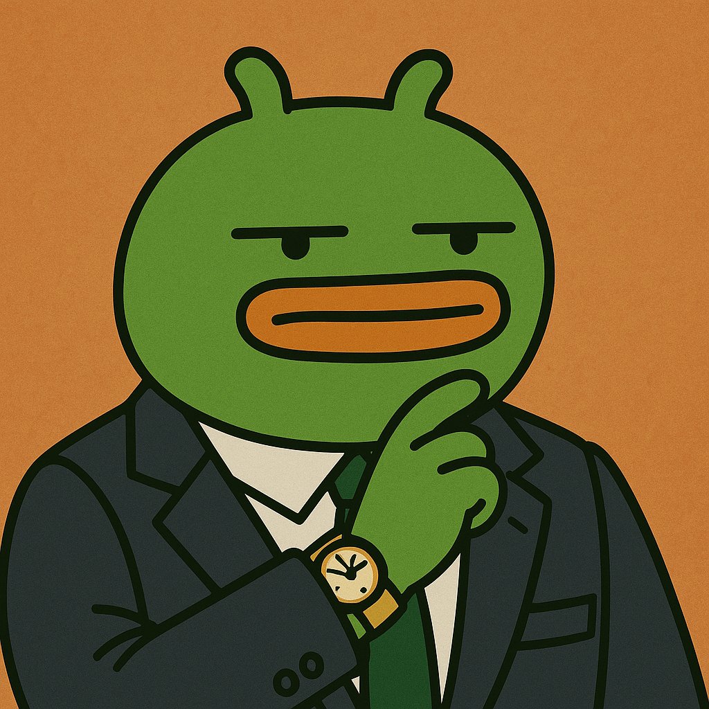 FomoFr0g's tweet photo. 💸… The suit is on, the vibes are bullish, and the charts don’t even know what’s coming.

#MemeCoinSeason #CryptoLaunch https://t.co/4hmcjZgV8g