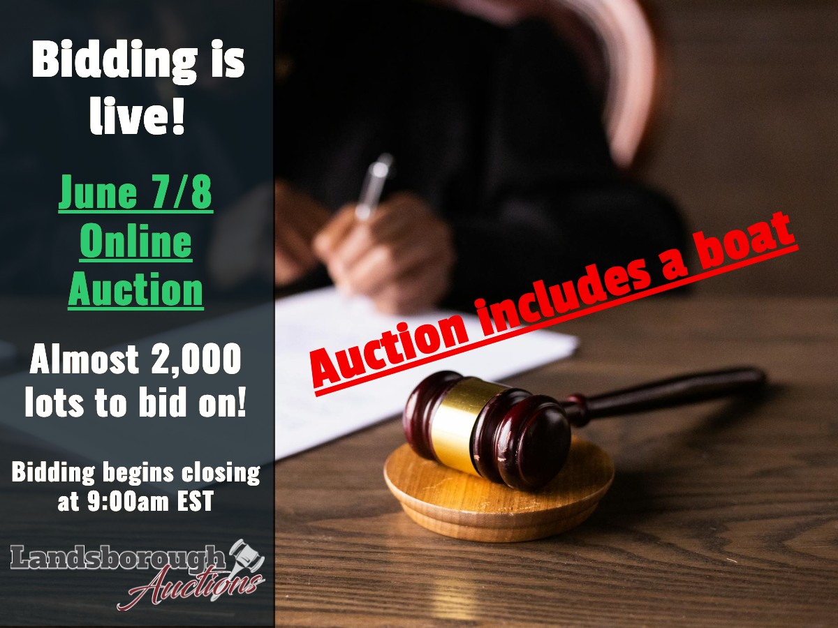 Check out the auction at Landsborough Auctions for nearly 2,000 individual lots. Whether for the collector, hunter, or angler, this auction has something for everyone.
