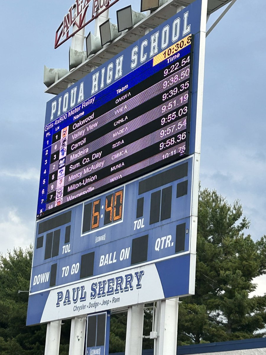 Zons 4x800 qualifies for the State Meet! 

Congratulations Hannah, Olivia, Norah, and Cate!
