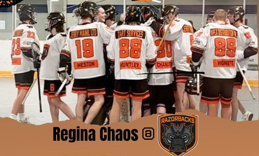 WeyburnRazorbck's tweet photo. #PGLL TONIGHT! 
Weyburn Razorbacks 🆚 @QC_Chaos https://t.co/72aeNgQXoQ