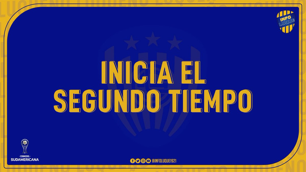 ¡Inicia el segundo tiempo!

Gremio 0-0 Sportivo Luqueño.

Fecha 6 - Fase de Grupos - Copa Sudamericana 2025.