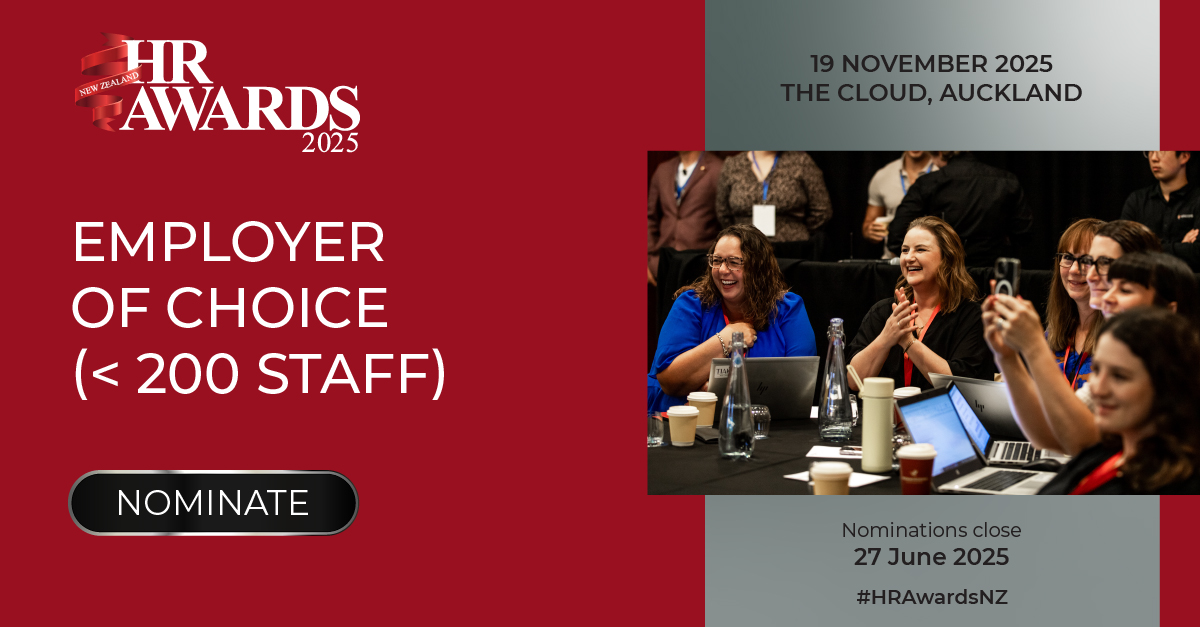 Be part of the celebration! Nominate the Employer of Choice (< 200 staff) for the prestigious 2025 HRD Awards New Zealand. Let's honor the outstanding achievements in the HR industry together.

Submit your nominations by 27 June!

Nominate: hubs.la/Q03p2jd30

#HRAwardsNZ