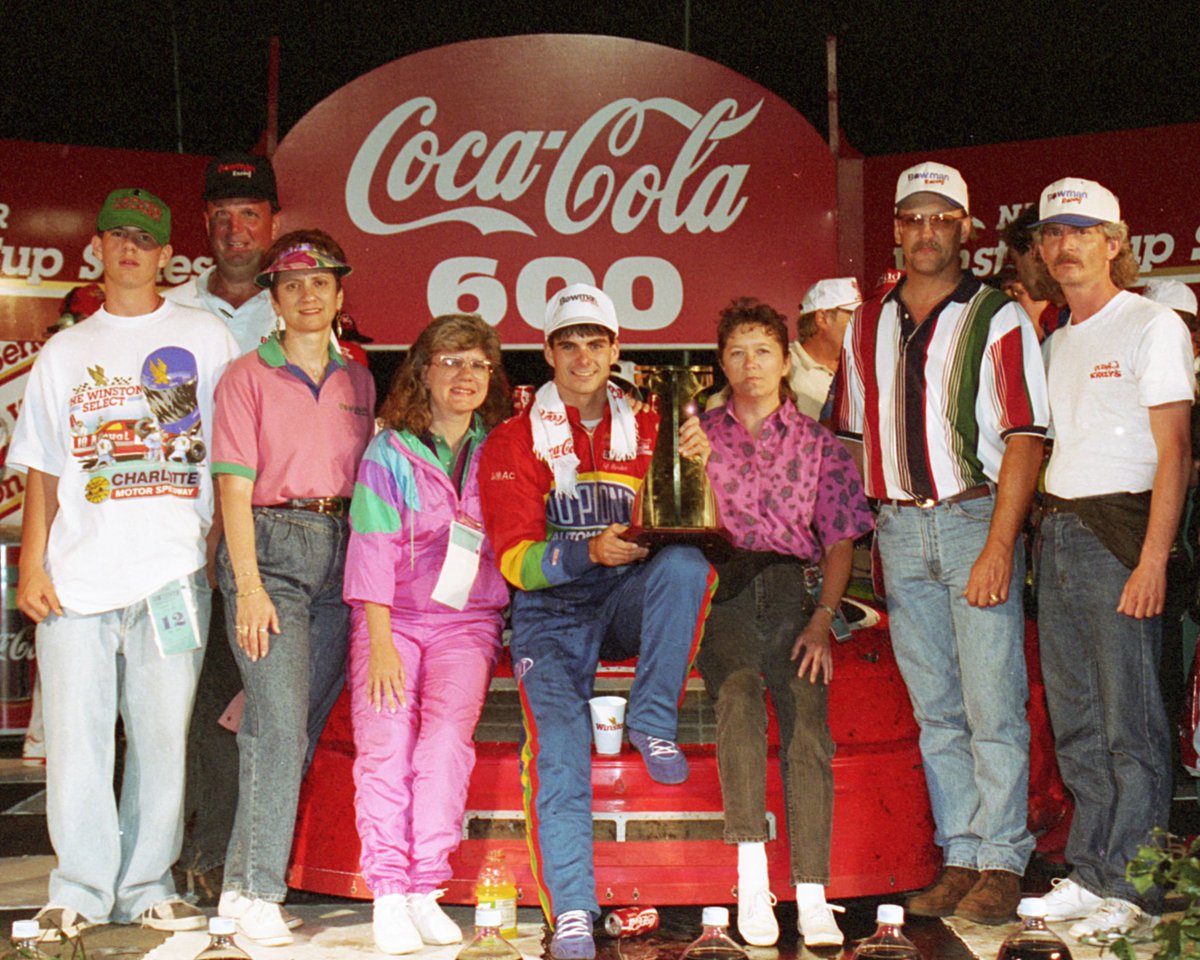 NASCAR Classics (@nascarclassics) on Twitter photo 31 years ago.
<a href="/JeffGordonWeb/">Jeff Gordon</a> won the first race of his NASCAR Cup Series career at <a href="/CLTMotorSpdwy/">Charlotte Motor Speedway</a> on this date in 1994. 31 years ago.
<a href="/JeffGordonWeb/">Jeff Gordon</a> won the first race of his NASCAR Cup Series career at <a href="/CLTMotorSpdwy/">Charlotte Motor Speedway</a> on this date in 1994.