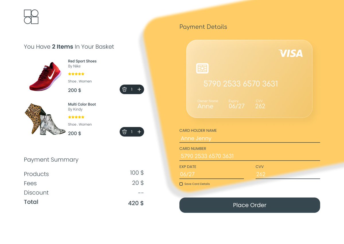 sharmoofet's tweet photo. @DailyUI  Day #002
Credit Card Checkout
Feel free to leave your valuable comments🩶

 #DailyUI #Day2 #Day2_私��好きなYUUKIの歌唱パート  #UIDesign #Challenge #figma #UI #Website https://t.co/T7RenjRbtA