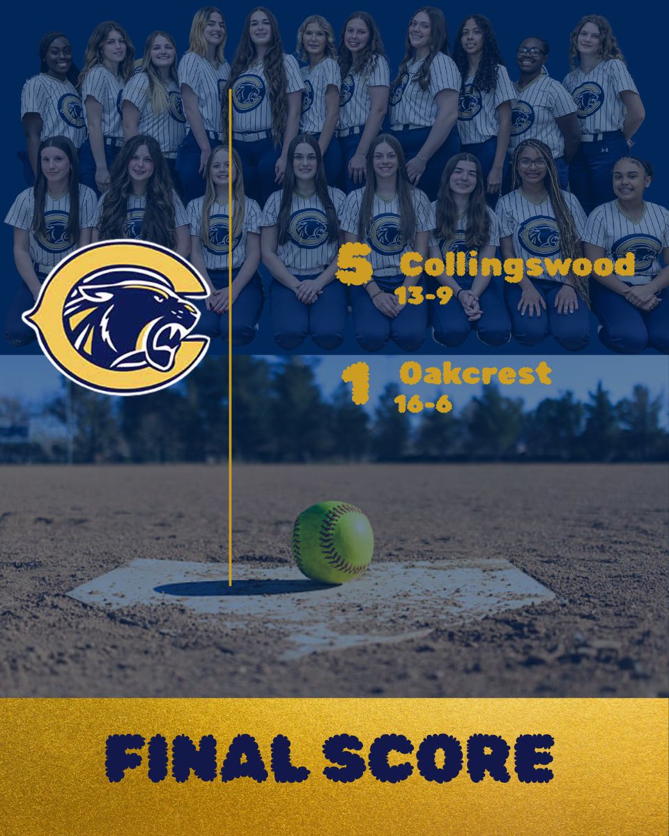 CollsSoftball's tweet image. See everyone at the quarterfinals!!🥎

#rollcolls