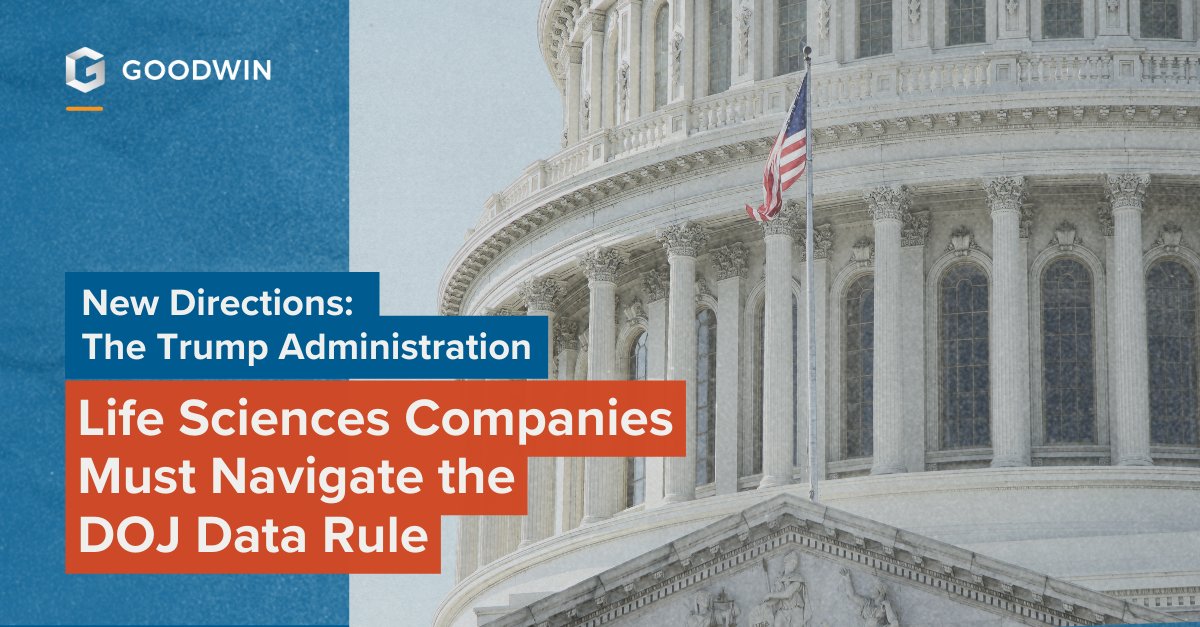 Life sciences companies have long been outside the scope of US national security regulations and benefited from significant exemptions under US privacy laws. 

Now, a DOJ final rule prohibits or restricts access to bulk sensitive personal data of US persons by individuals or
