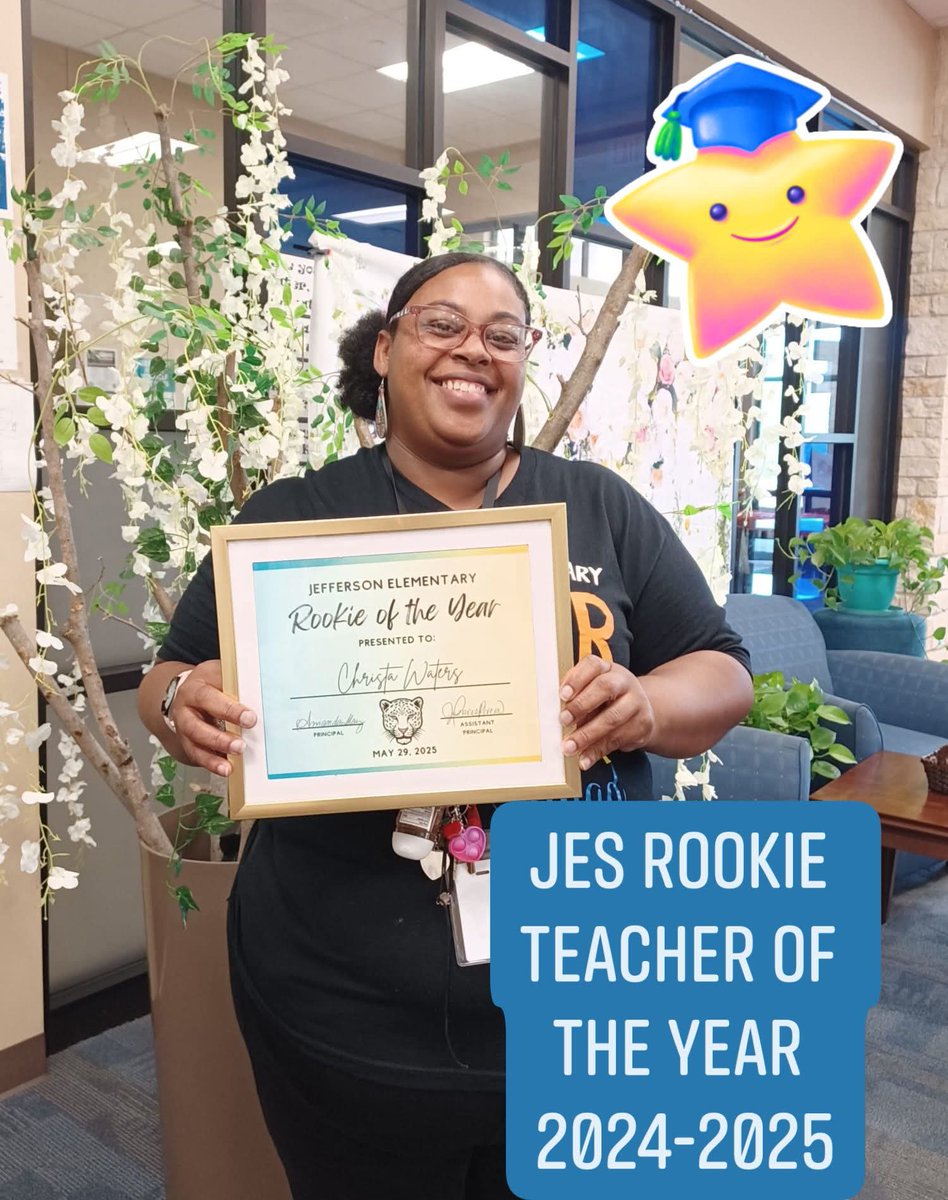 JeffersonTISD (@jeffersontisd) on Twitter photo JES Teacher of the Year 24-25
Bill Peters
JES Rookie Teacher of the Year 24-25 Ms. Christa Waters
Congratulations!!! <a href="/JeffersonTISD/">JeffersonTISD</a> <a href="/OttTempleISD/">Bobby Ott</a> <a href="/TempleISD/">Temple ISD</a> JES Teacher of the Year 24-25
Bill Peters
JES Rookie Teacher of the Year 24-25 Ms. Christa Waters
Congratulations!!! <a href="/JeffersonTISD/">JeffersonTISD</a> <a href="/OttTempleISD/">Bobby Ott</a> <a href="/TempleISD/">Temple ISD</a>