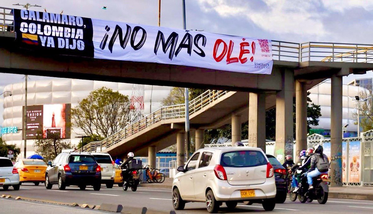 Hoy, Andrés Calamaro está en concierto en el Movistar Arena de Bogotá. Le mandamos un mensaje contundente: hace un año Colombia ya dijo “no más olé”. Aquí no aplaudimos toreros. Aquí gritamos fuerte: ¡La tortura no es arte ni cultura!