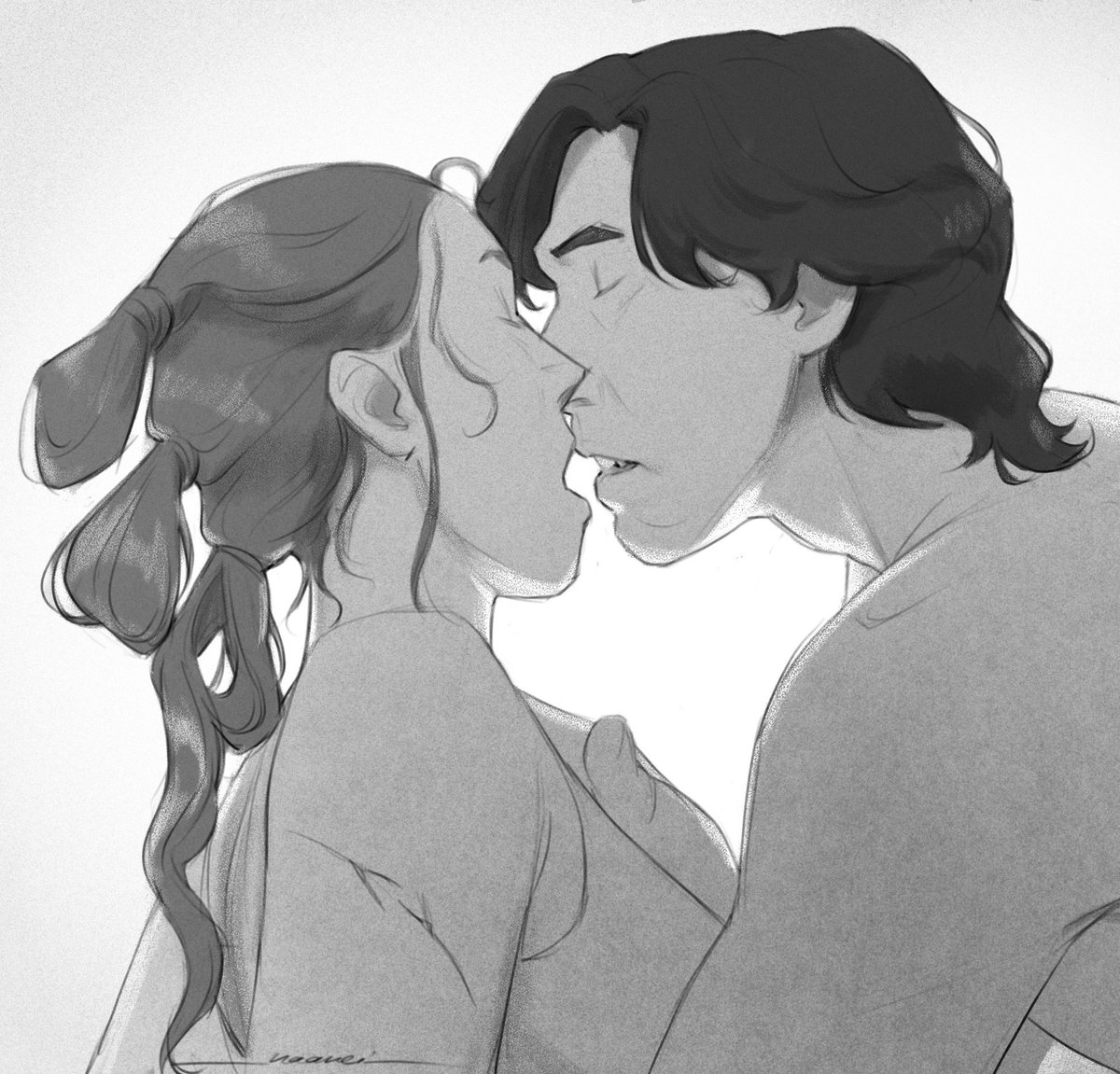 👉👈 don't mind me. I'm just existing. and finally drawing again. i think.