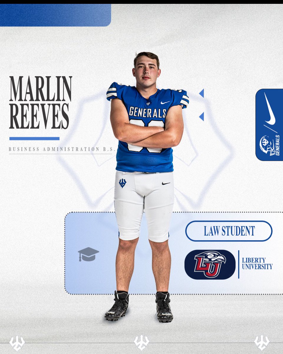 Marlin Reeves! A Business Administration grad, Marlin is heading to Liberty University to begin law school. Sharp, driven, and ready to make an impact. #GWD #GoB16
