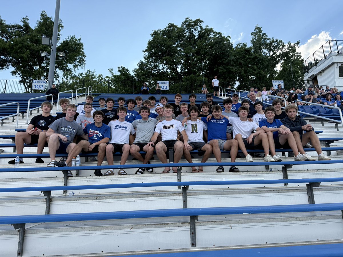OLHS LAX (@olhslax) on Twitter photo Boys out here supporting <a href="/LibGLAX/">Olentangy Liberty Girls Lacrosse</a> in Regional Final at Liberty.
Girls up 4-1 after the first. Boys out here supporting <a href="/LibGLAX/">Olentangy Liberty Girls Lacrosse</a> in Regional Final at Liberty.
Girls up 4-1 after the first.