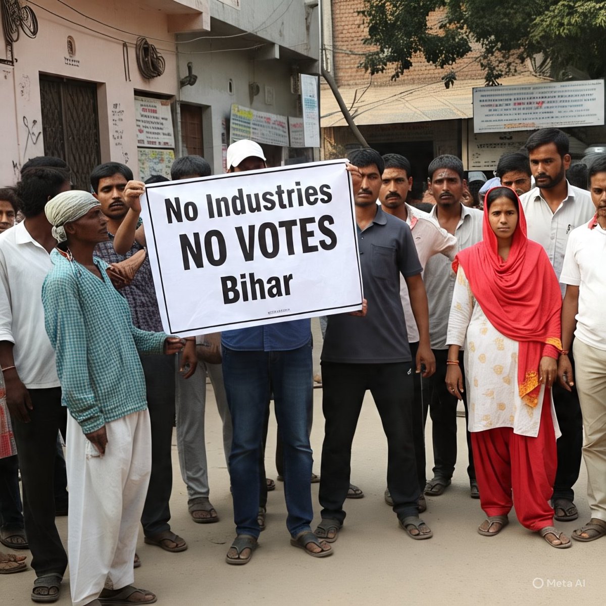 WithLoveBihar's tweet photo. Stop migration! Bihar needs industries and jobs . 

#NoIndustriesNoVotesInBihar
#ModiFailsBihar https://t.co/nYSKBPr7l5