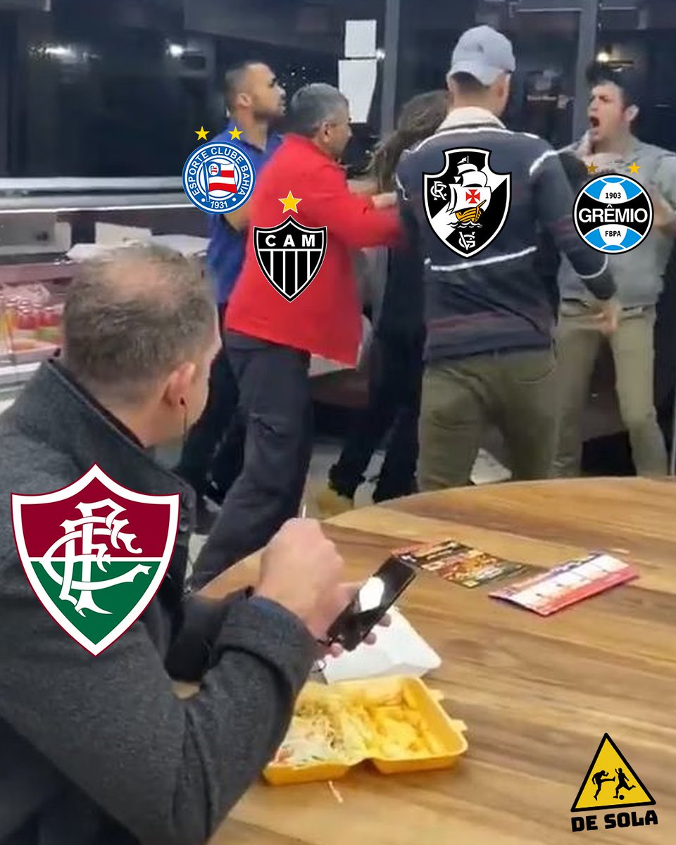 ENQUANTO ISSO NA SUL-AMERICANA... 😂 

Só o Fluminense na tranquilidade total, já nas oitavas...
