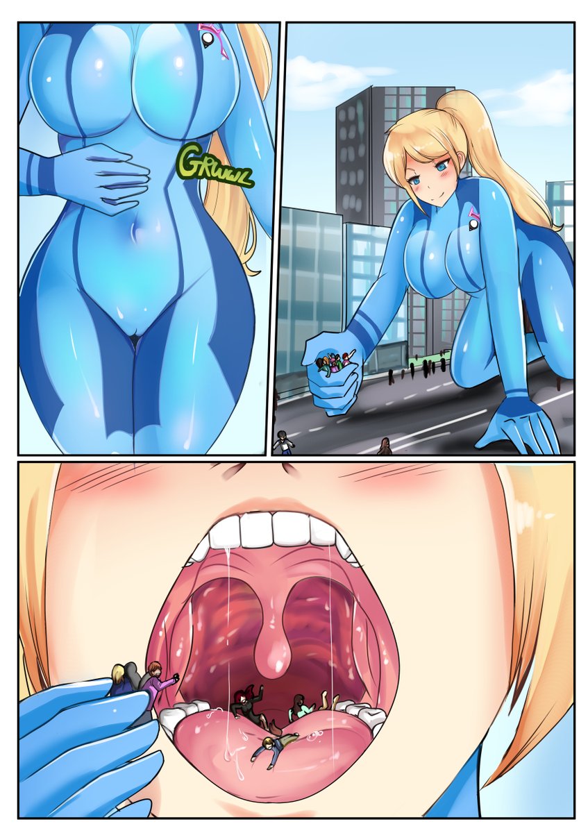 A commission request! This comic was fun to make. Although Samus's suit is a challenge to get the colors right as well as drawing a ton of micros.
Enjoy :3. My commissions are usually open, but the waitlist is long. Details SaintxTail.com