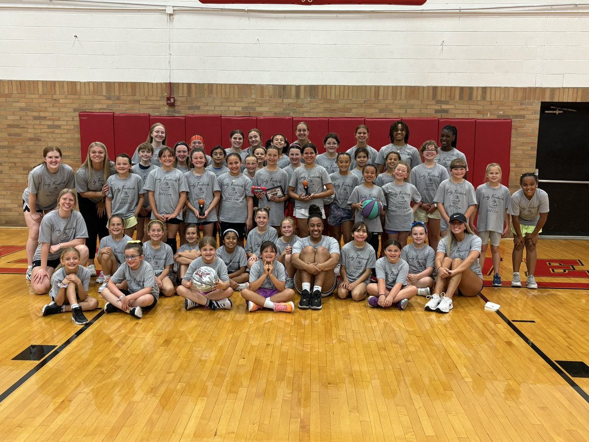 Thank you to all the 3rd-5th grade future Firebirds for joining us at camp this year!🏀