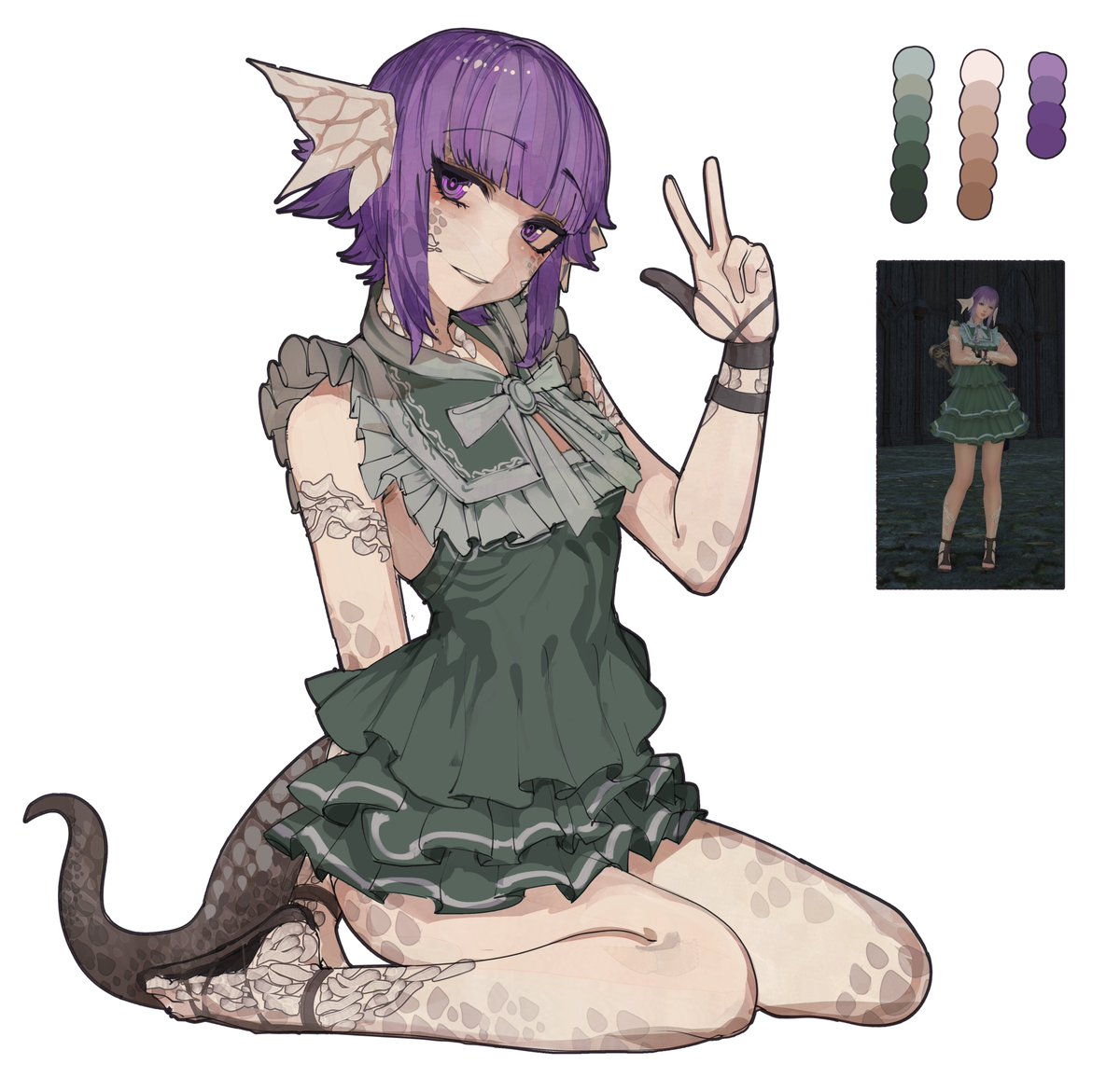 Friend's FFXIV character.
#FF14
