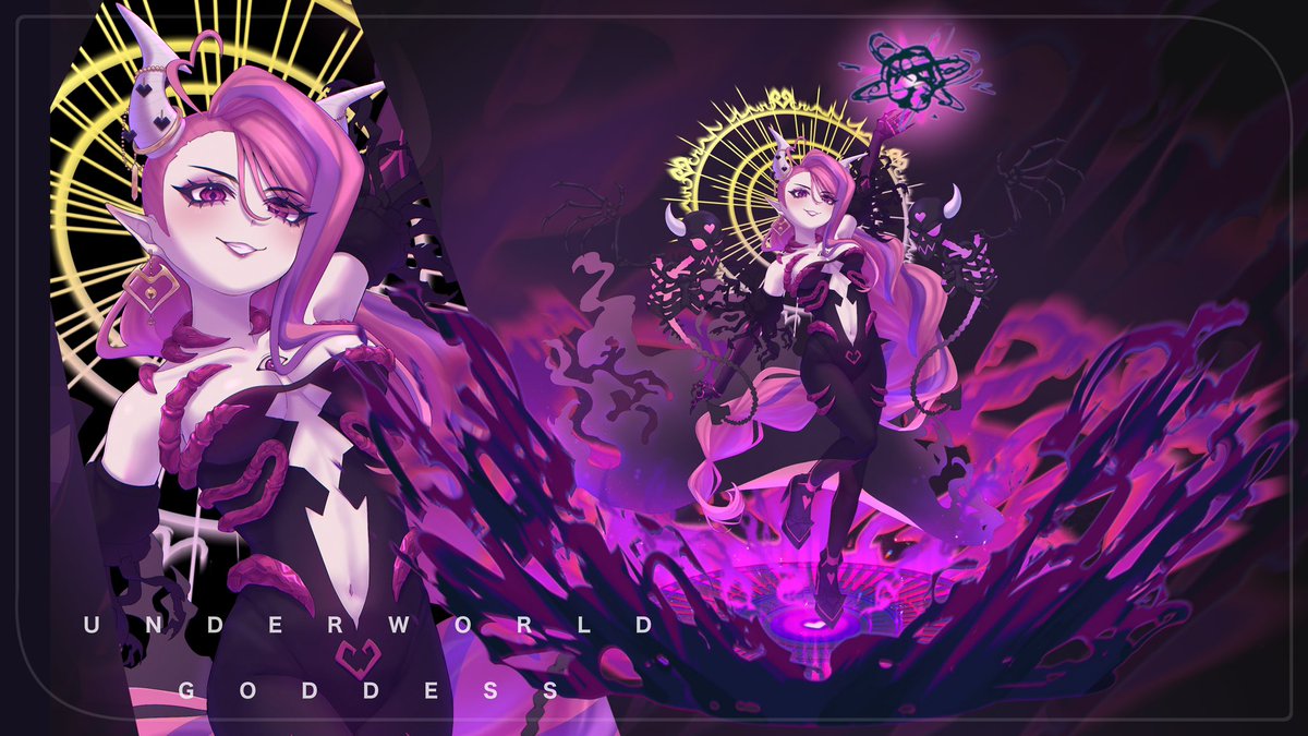 #VShojoArt 
#ironmouseart

I illustrated this fan art in the style of a gacha game character card.