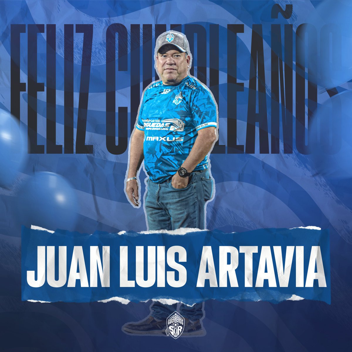 Hoy está de cumpleaños Juan Luis Artavia, presidente de nuestra institución. 🥳🎂

¡Muchas felicidades guerrero! 🎊⚔️💙🤍