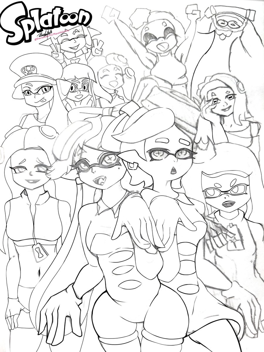 Davedcho19's tweet image. Splatoon 10 Anniversary
I didn’t have much time to create something elaborate, but I hope this sketch is enough to at least celebrate albeit a bit late this franchise that I’ve known for over five years
#Splatoon10thAnniversary
#Splatoon #Splatoon2 #Splatoon3 #Splatoon10周年