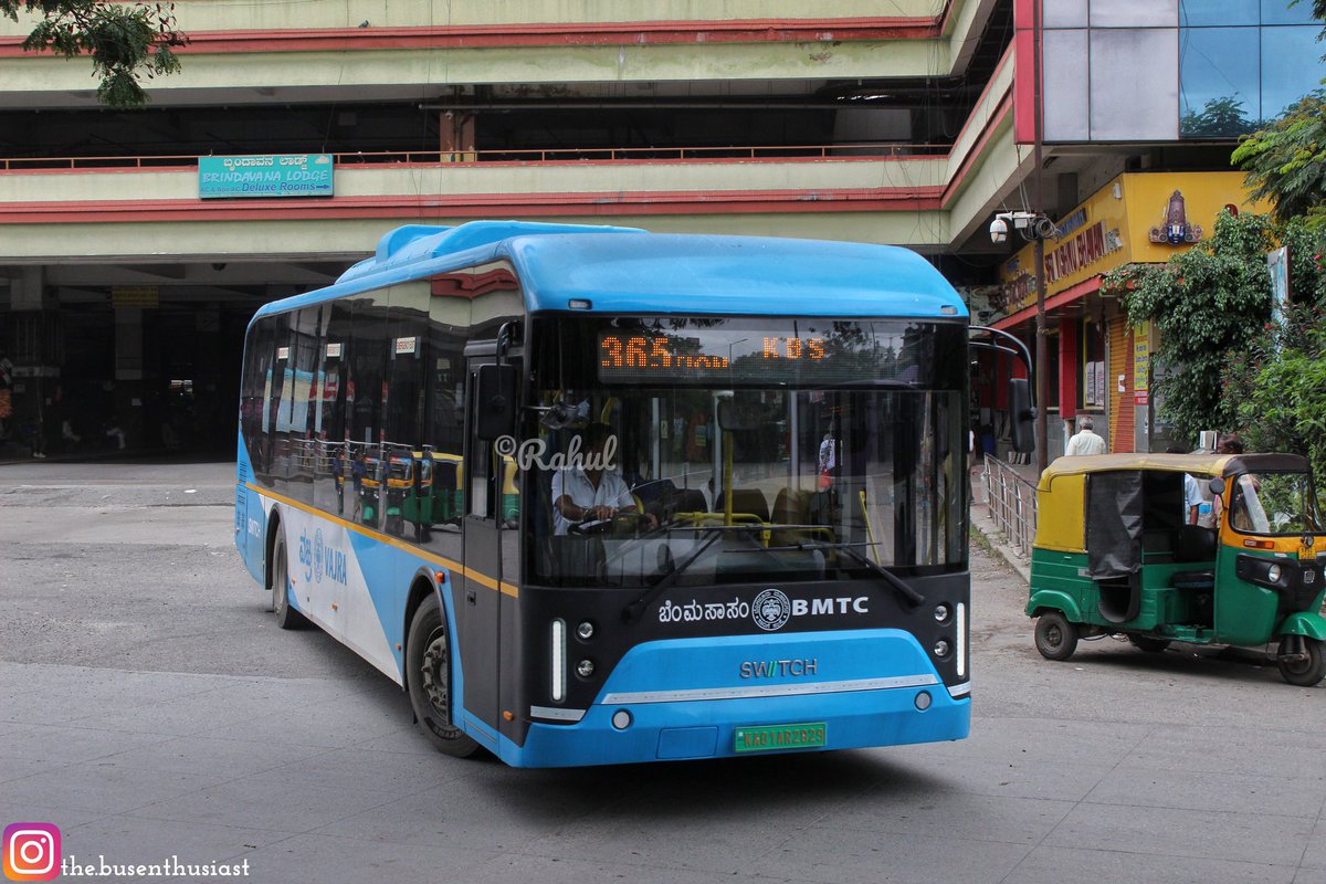 TheBusEnthusiast (@thebusenthu) on Twitter photo Bannerughatta Road finally gets its dose of BMTC AC EVs of <a href="/switchmobilitye/">Switch Mobility</a>.
VE-365
Kempegowda Bus Station - Bannerughatta National Park
KA 01 AR 2829
Depot: 13 (Kamakya)
ಕೆಂಪೇಗೌಡ ಬಸ್ ನಿಲ್ದಾಣ - ಬನ್ನೇರುಘಟ್ಟ ರಾಷ್ಟ್ರೀಯ ಉದ್ಯಾನವನ
ಘಟಕ: ೧೩ (ಕಾಮಾಕ್ಯ)
More details in the ALT text! Bannerughatta Road finally gets its dose of BMTC AC EVs of <a href="/switchmobilitye/">Switch Mobility</a>.
VE-365
Kempegowda Bus Station - Bannerughatta National Park
KA 01 AR 2829
Depot: 13 (Kamakya)
ಕೆಂಪೇಗೌಡ ಬಸ್ ನಿಲ್ದಾಣ - ಬನ್ನೇರುಘಟ್ಟ ರಾಷ್ಟ್ರೀಯ ಉದ್ಯಾನವನ
ಘಟಕ: ೧೩ (ಕಾಮಾಕ್ಯ)
More details in the ALT text!