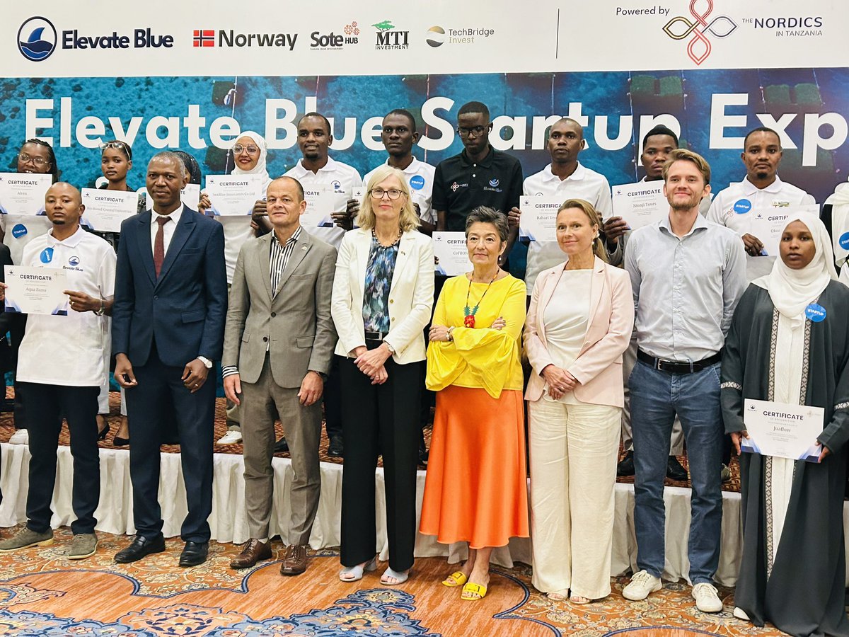 We wrapped up the #NordicWeek2025,  by celebrating the graduation of 29 Elevate Blue entrepreneurs in the circular blue sector proudly supported by TechBridge, MTI &amp; Sote Hub, and funded by NORAD 🇳🇴. 

Youth are turning waste &amp; climate challenges into scalable innovations.