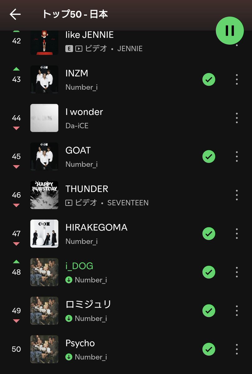 #Spotify
全部聴かなきゃ💦