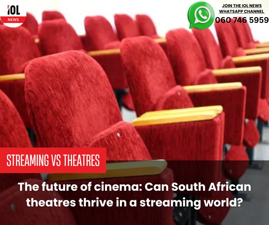 IOL's tweet photo. As streaming dominates the entertainment space, cinemas worldwide struggle to stay relevant amid shrinking crowds and rising costs.
#StreamingEra #CinemaSurvival #TheatreVsDigital #MovieMagic #FilmIndustry 
Read on https://t.co/kbUz0TZopz https://t.co/WgXO1oQNHu