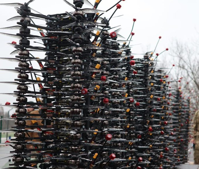 In 2025, Ukraine is making more FPV drones than it is artillery shells.

Plus the ISW is telling Western publics that drones are killing twice as many targets as every other weapons System on the Ukrainian battlefield COMBINED.

1/2