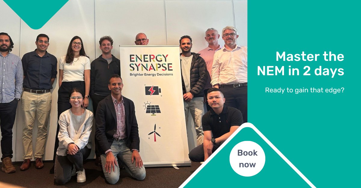 Ready to upskill your team next financial year?

Our comprehensive two day training courses are back in September 2025, with dates scheduled for Sydney, Melbourne, Brisbane, Canberra and Perth.

⚡ Electricity Industry Fundamentals
Essential course covering how the NEM works