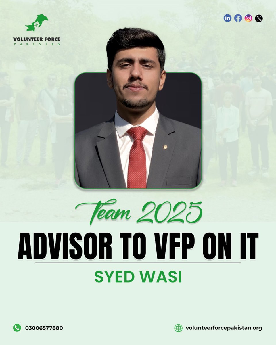 Volunteer Force Pakistan tweet media