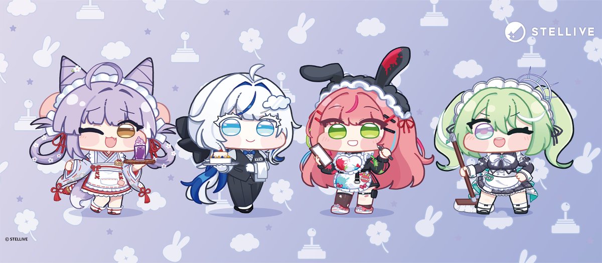 【Stellive Cliché X ANIPLUS】
콜라보 카페만을 위한 클리셰 카페 SD 일러스트 공개!