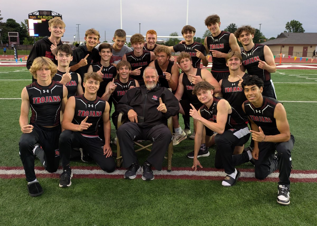 Ashley Andres (@ecentraltrack) on Twitter photo I'm going to miss these goofballs! They asked for a picture. I love the brotherhood these boys have. I'm so proud of every single one of them!
<a href="/ECTrojanSports/">EC Trojan Athletics</a> <a href="/CoachMeganEC/">Megan Patterson</a> I'm going to miss these goofballs! They asked for a picture. I love the brotherhood these boys have. I'm so proud of every single one of them!
<a href="/ECTrojanSports/">EC Trojan Athletics</a> <a href="/CoachMeganEC/">Megan Patterson</a>